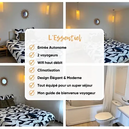Apartmán L'essentiel - Gare - Climatisation - Proche Du Centre Lurdy